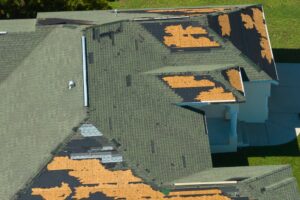 wind damaged roof