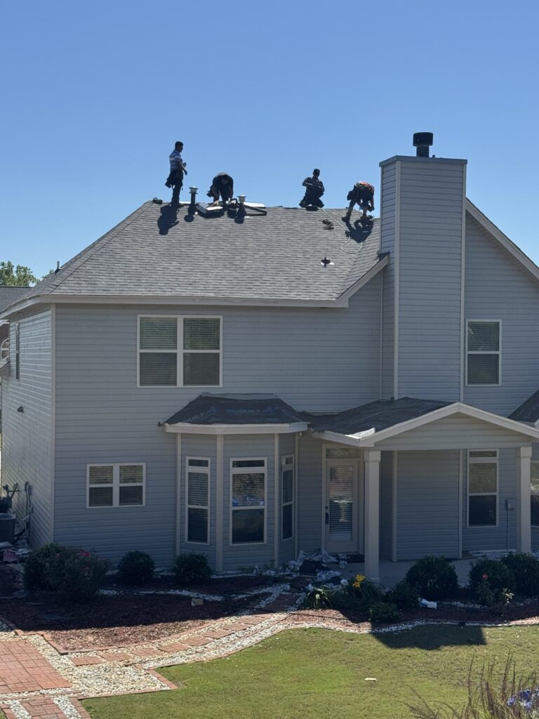 9 - new roof almost completed