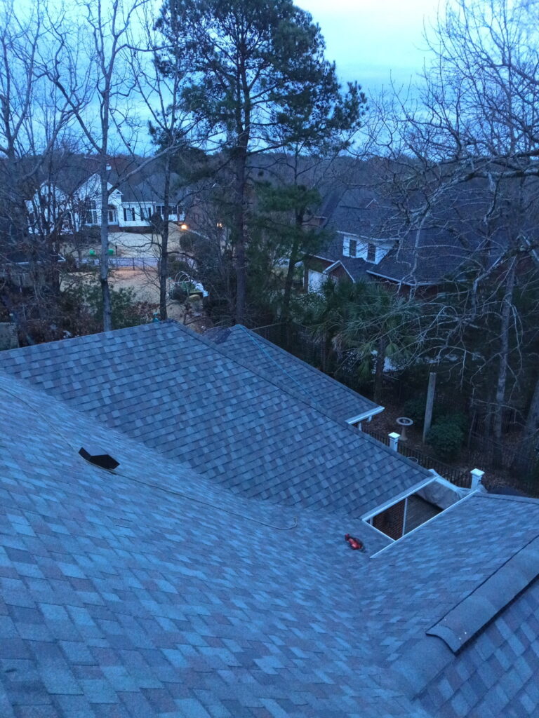11 - New shingles installed on large, complicated roof