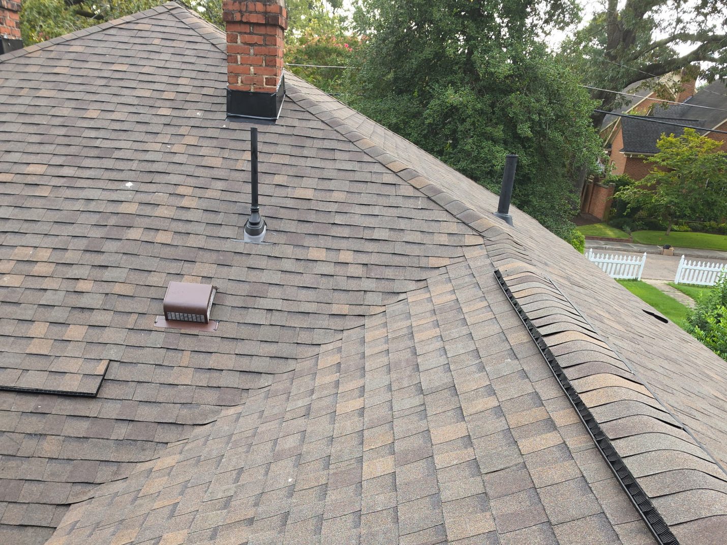 Roof Replacement, West Columbia SC – Plank Decking Repaired